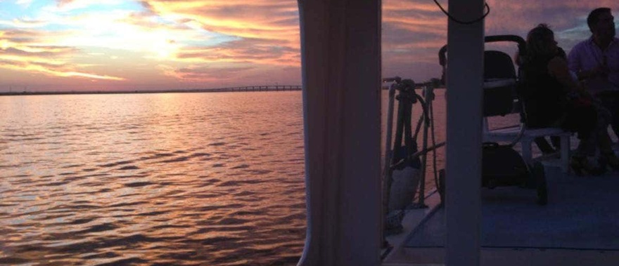 Paseo en barco por la ría de Huelva al atardecer desde Mazagón Foto galería 3