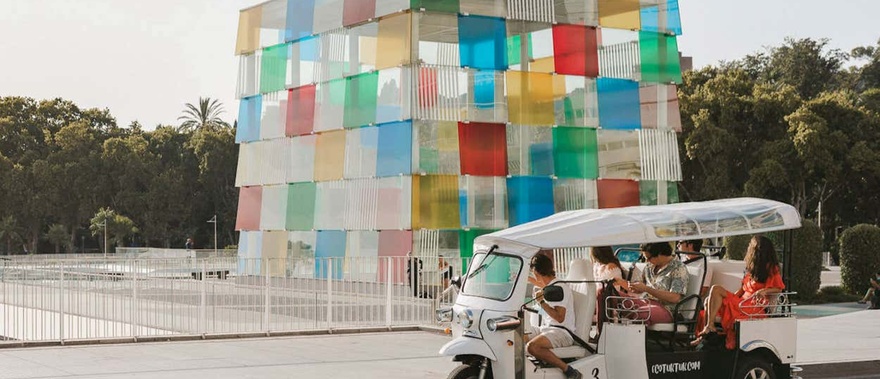 Tour en tuk tuk por Málaga