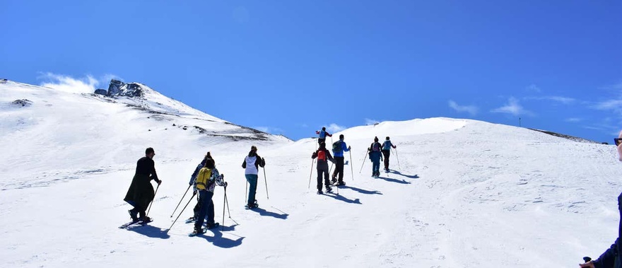 Paseo con raquetas de nieve por Sierra Nevada Foto galería 1