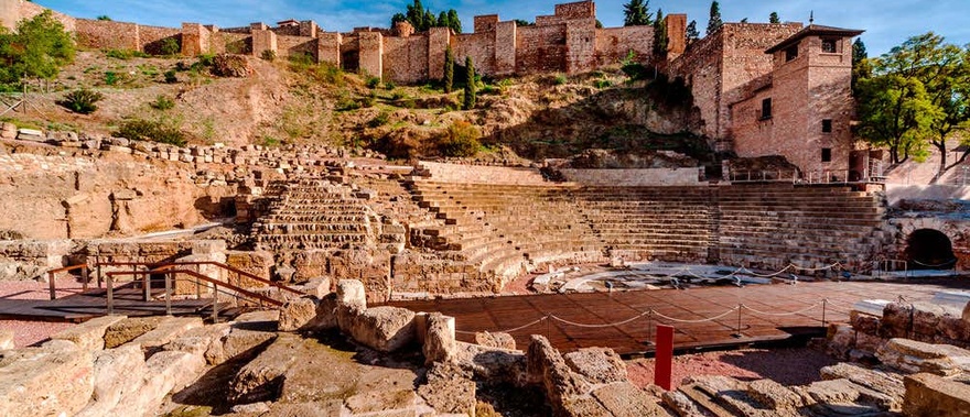 Visita guiada por la alcazaba y el teatro romano de Málaga