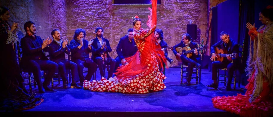 Espectáculo flamenco en el tablao Puro Arte