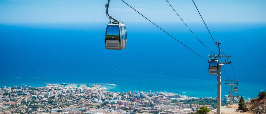 Entrada para el teleférico de Benalmádena