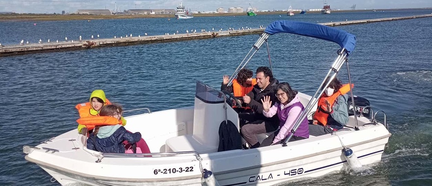 Alquiler de barcos sin licencia en Punta Umbría