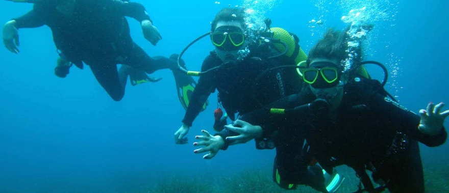 Bautismo de buceo en Almuñécar