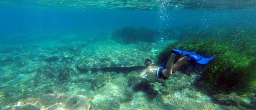 Kayak y snorkel en los Escullos (Parque Cabo de Gata) Foto galería 2