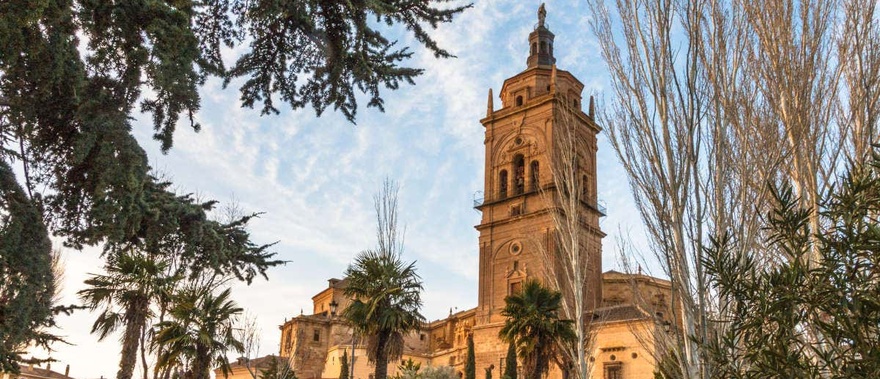 Entrada a la Catedral de Guadix de Granada