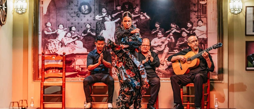 Espectáculo flamenco en el tablao La Cantaora
