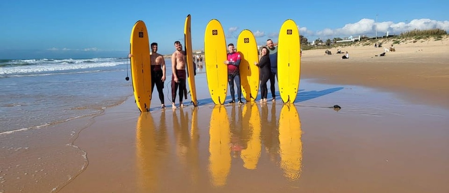 Curso de surf en El Palmar de Vejer Foto galería 2