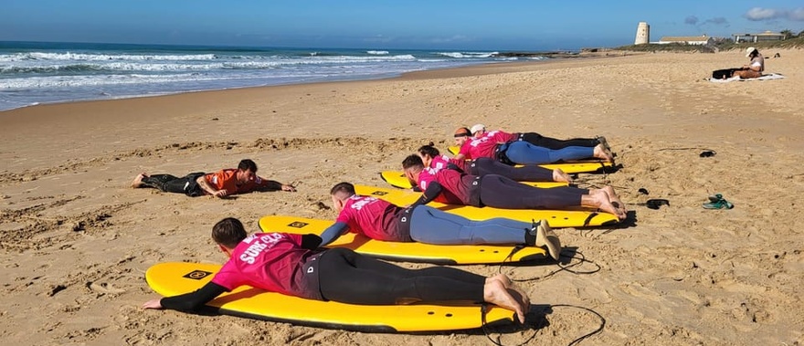 Curso de surf en El Palmar de Vejer