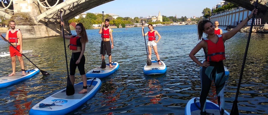 Paddle surf en el río Guadalquivir Foto galería 2