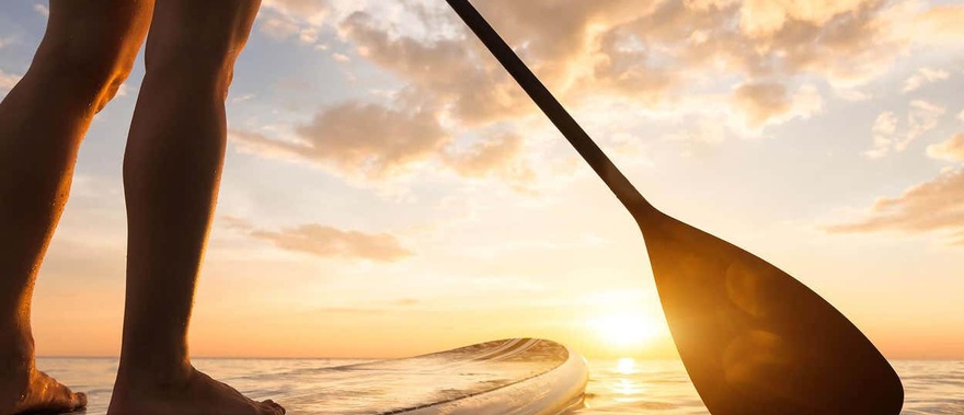 Paddle surf al atardecer en Marbella Foto galería 1