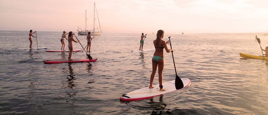 Paddle surf al atardecer en Marbella Foto galería 3