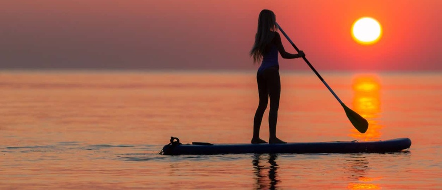 Paddle surf al atardecer en Marbella Foto galería 4