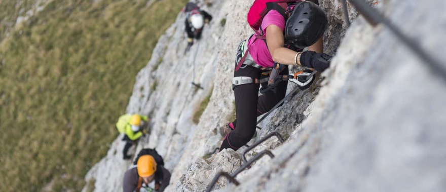 Klettersteig der Serra de Gràcia-Gebirgskette