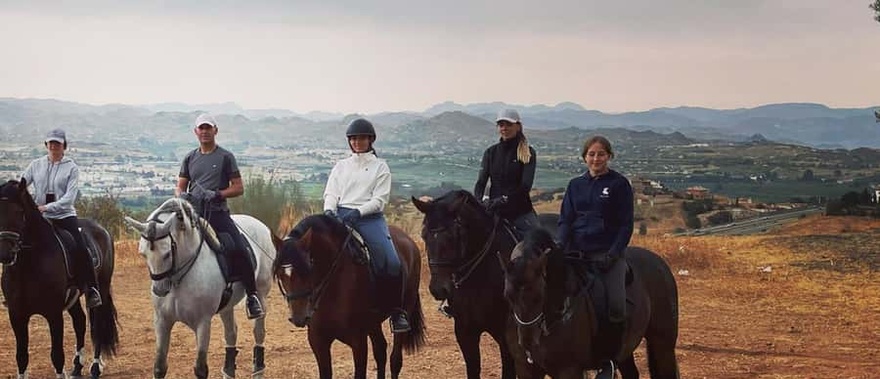 Tour guiado a caballo por el Valle del Guadalhorce