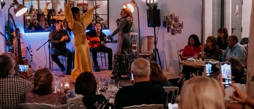 Espectáculo Flamenco en Tablao Doble de Cepa