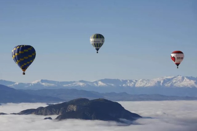 Paseo en globo por lo Badlands de Guadix Foto galería 1