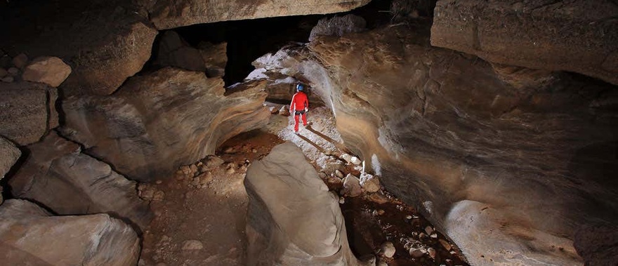 Espeleología en las Cuevas de Sorbas