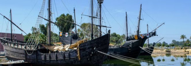 Paseo en barco al Muelle de las Carabelas Desde Punta Umbría